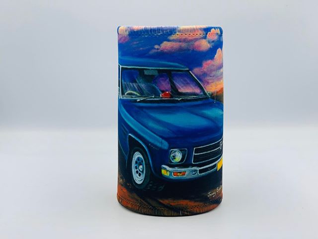HQ Kingswood in BLUE Classic Car Stubby Holder