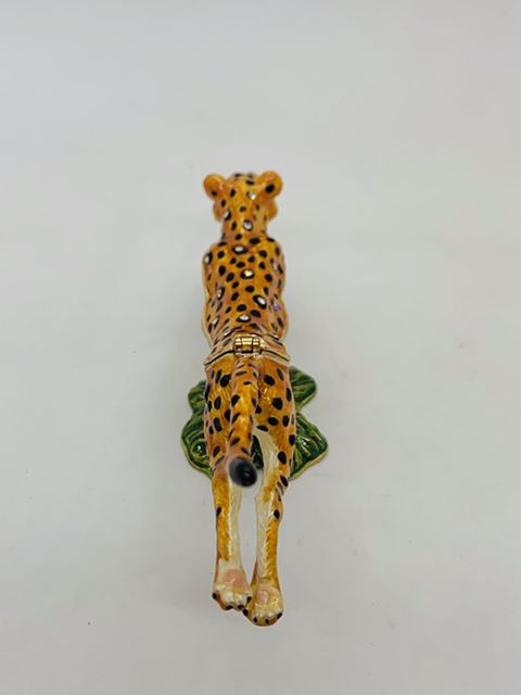 Cheetah Trinket Box