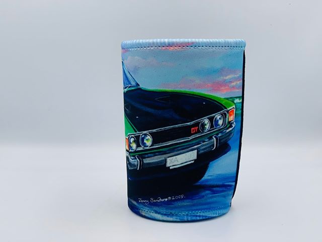 XA GT Falcon in Green Classic Car Stubby Holder