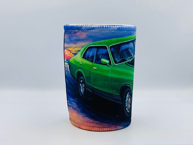 XA GT Falcon in Green Classic Car Stubby Holder