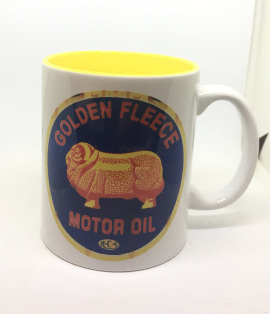 Petrol Related Mugs Golden Fleece Motor Oil