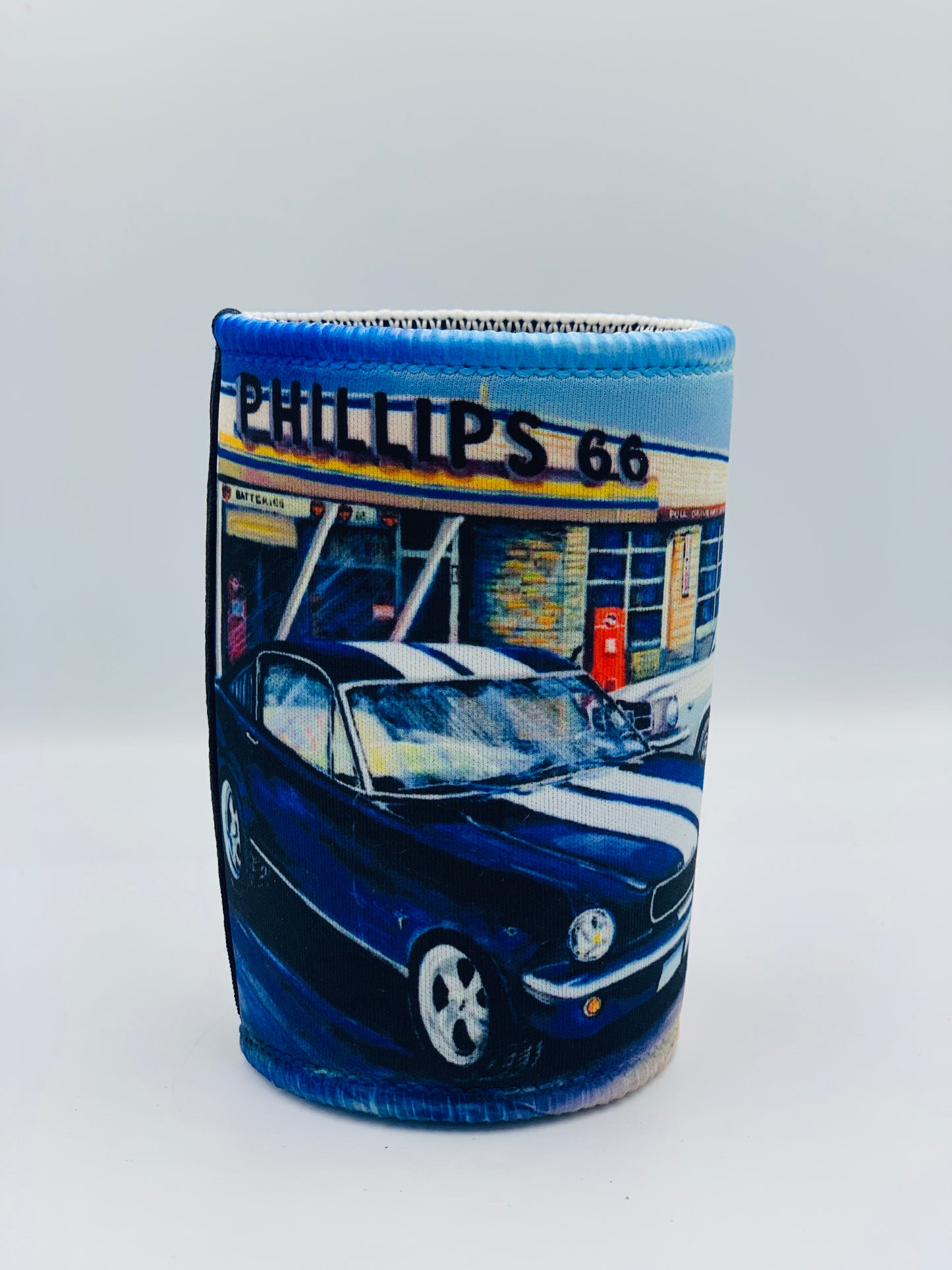 3 Ford Mustangs Classic Car Stubby Holder