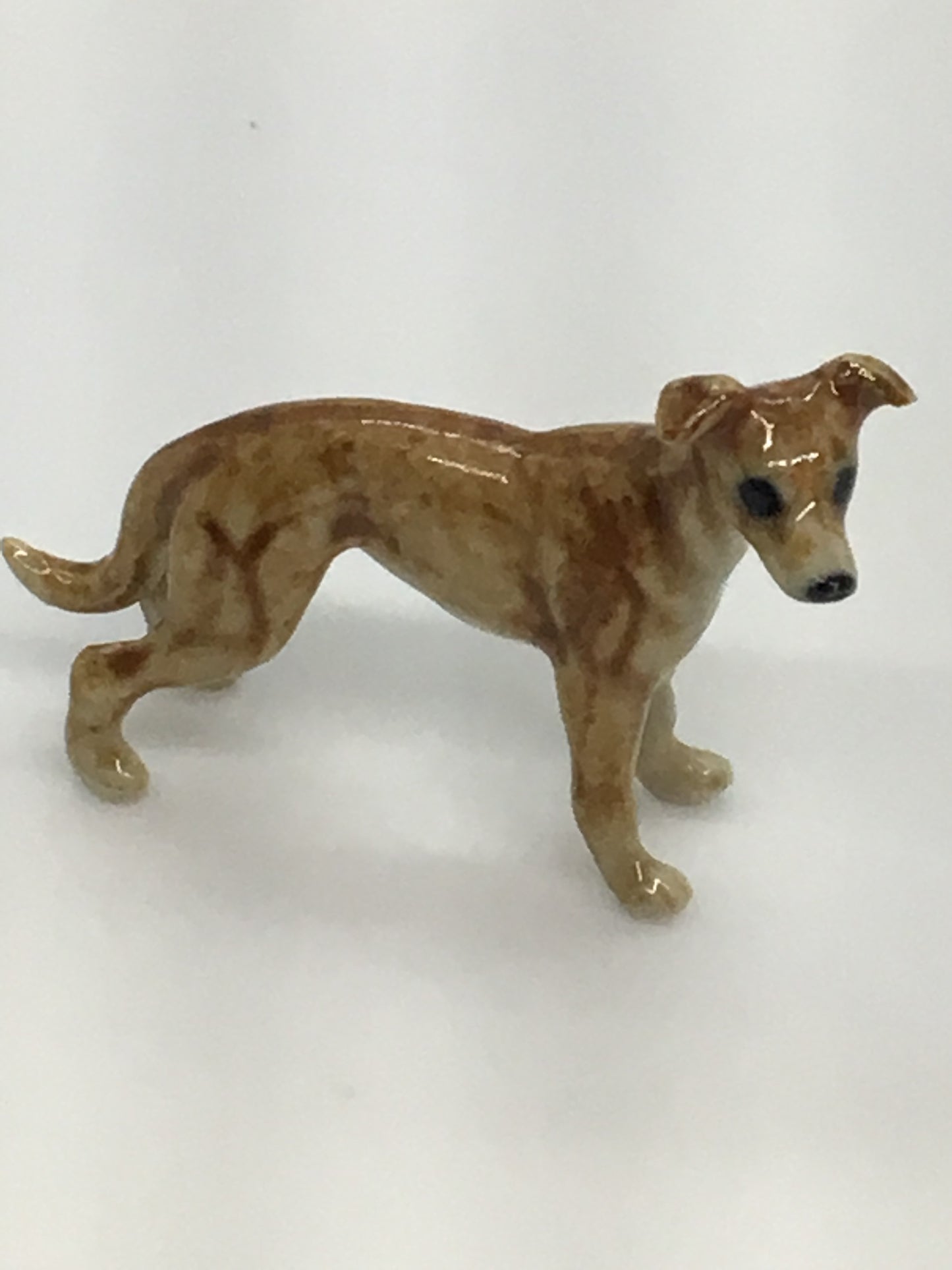 Miniature Porcelain Dog Figurine Whippet Mini