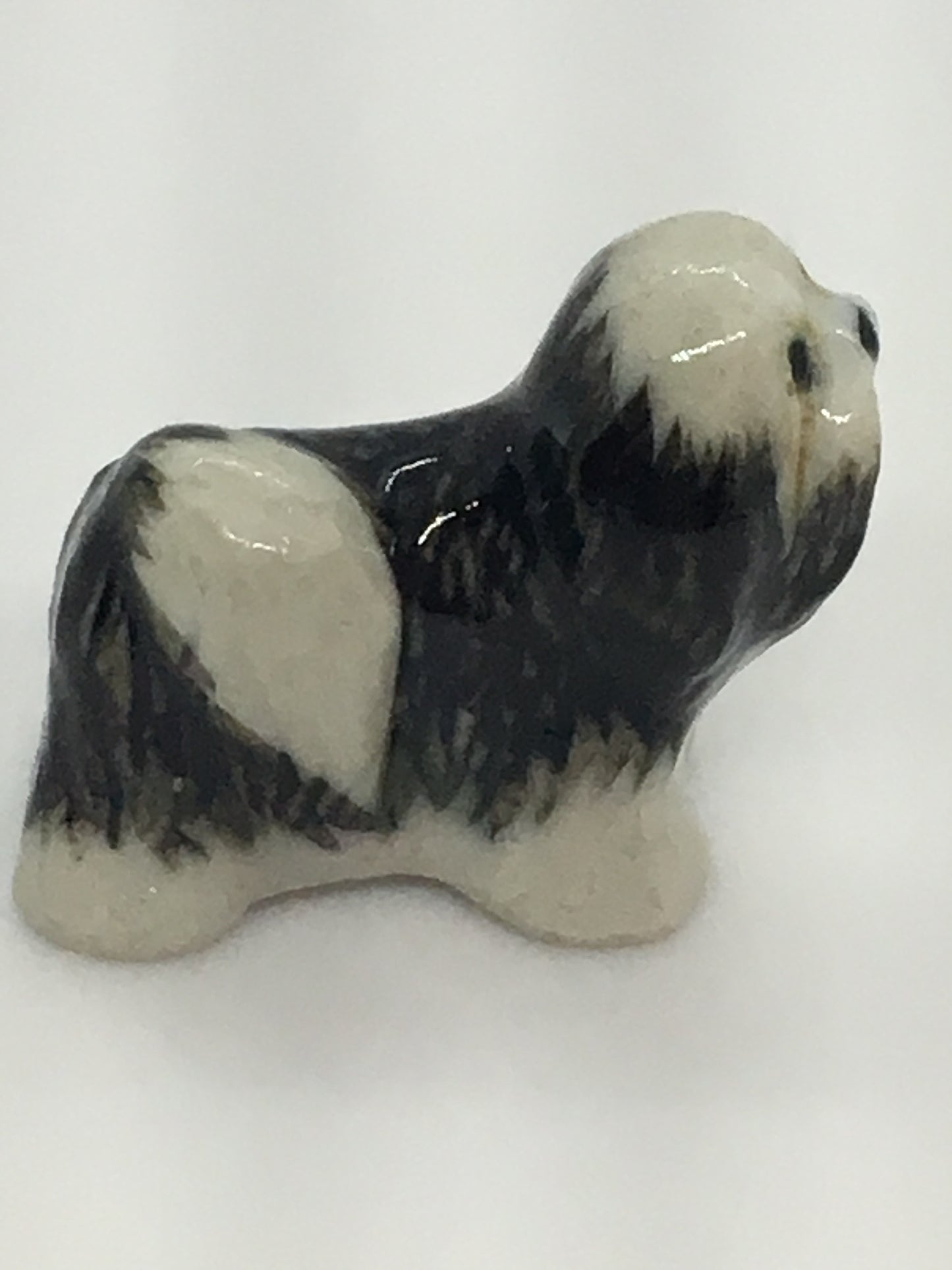 Miniature Porcelain Dog Figurine Shih Tzu Mini