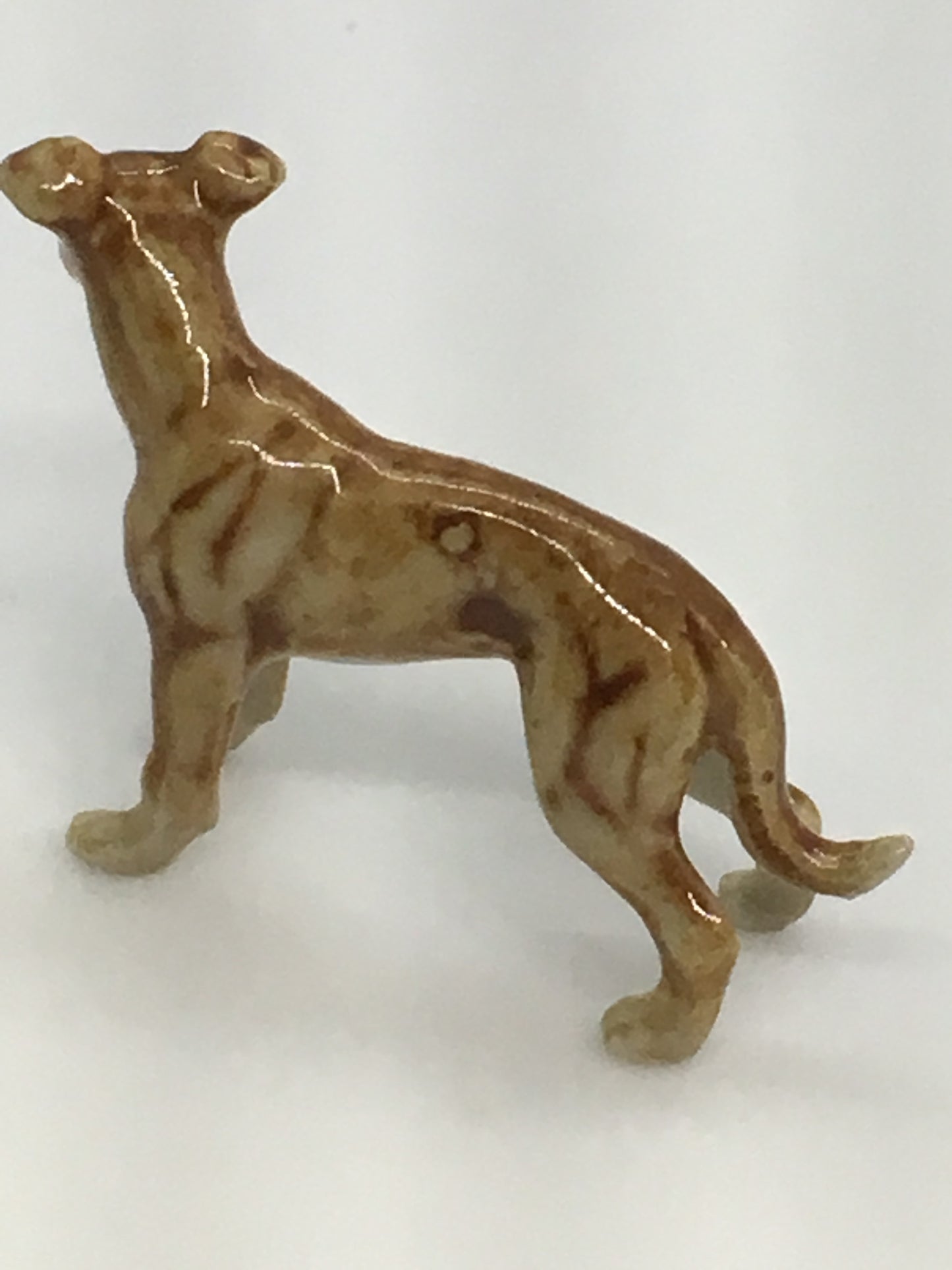 Miniature Porcelain Dog Figurine Whippet Mini