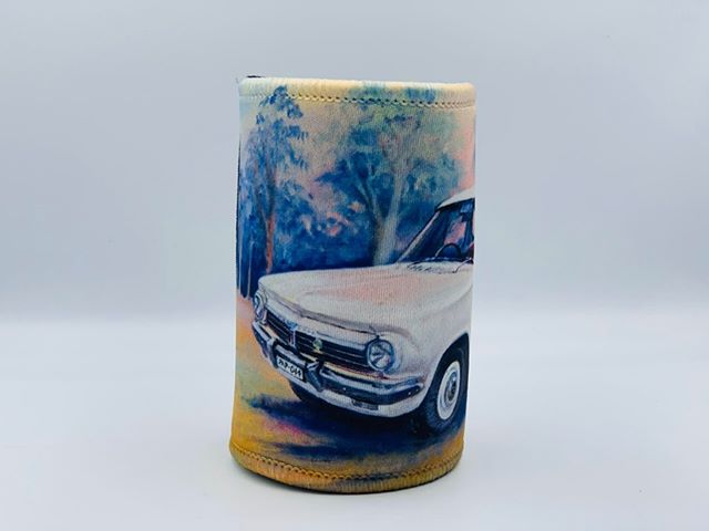 EH Holden Ute In White Classic Car Stubby Holder