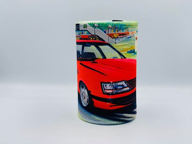 VH SS Commodore RED Classic Car Stubby Holder